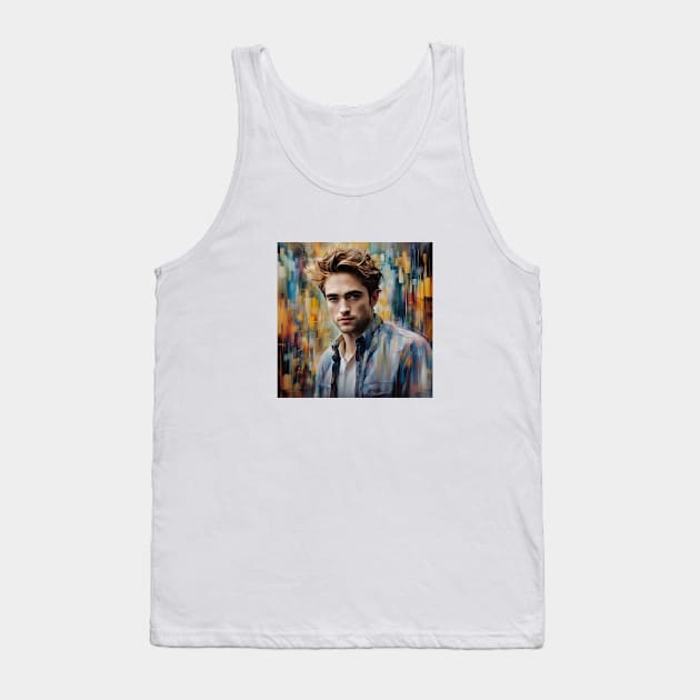 Study of Robert Pattinson Tank Top by bogfl